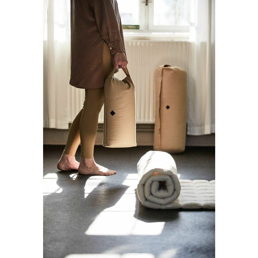 Nordal -jooga ja meditaatiolevy - 40x20 cm - beige