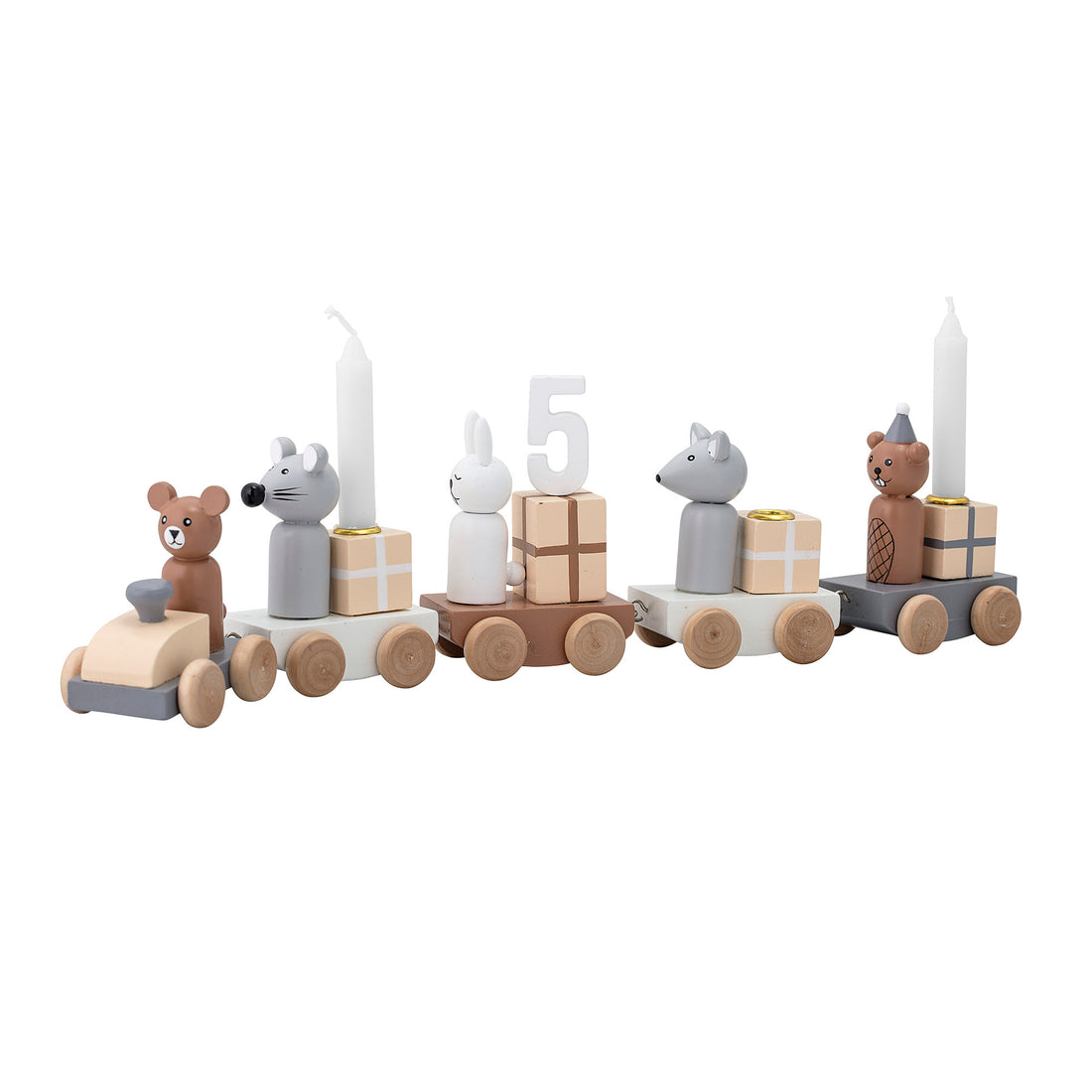 Junaid Birthday Decoration, Brun, MDF - L38xH11xW5 cm - BLOOMINGVILLE MINI - DesignGaragen.dk