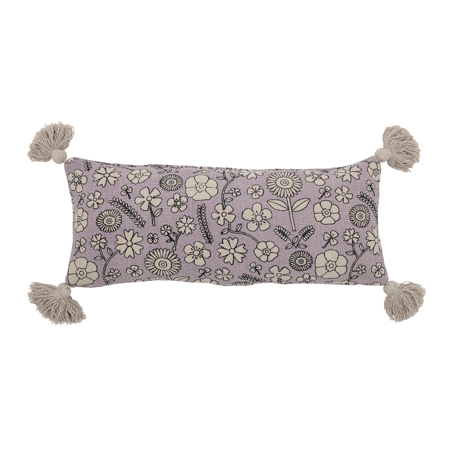 Salli Pude, Lilla, Genanvendt Bomuld - L65xW25 cm - BLOOMINGVILLE MINI - DesignGaragen.dk