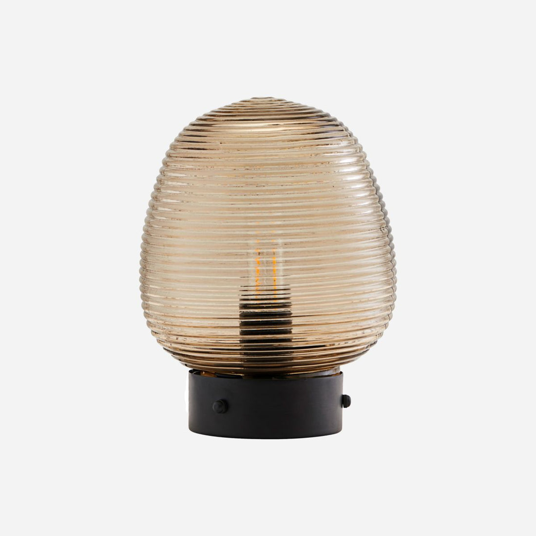 Talo-lääkäri-Lampe, Ghia, Brun-H: 24 cm, Dia: 18,5 cm