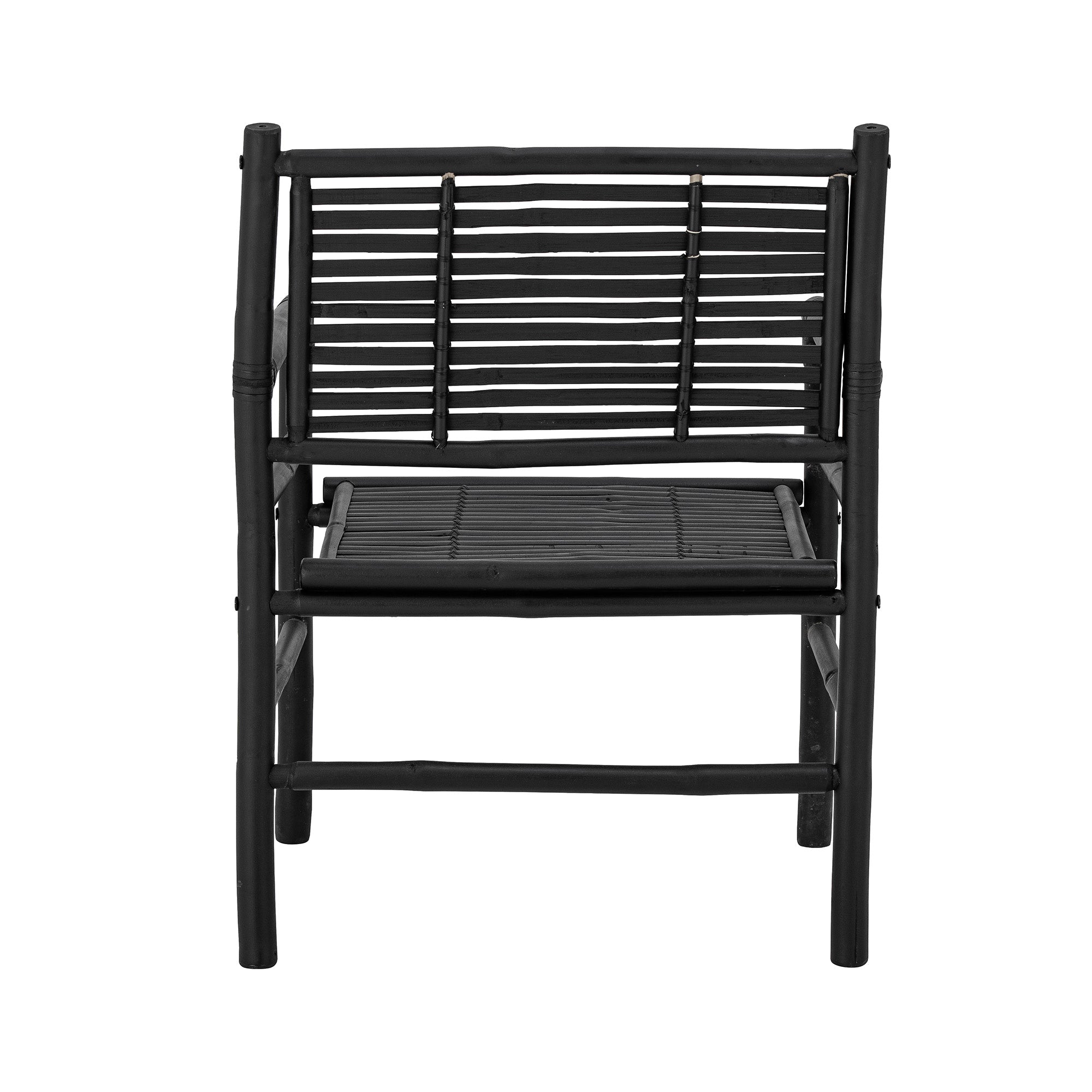 Coen Lounge Stol, Sort, Bambus - L53xH84xW63 cm - BLOOMINGVILLE - DesignGaragen.dk