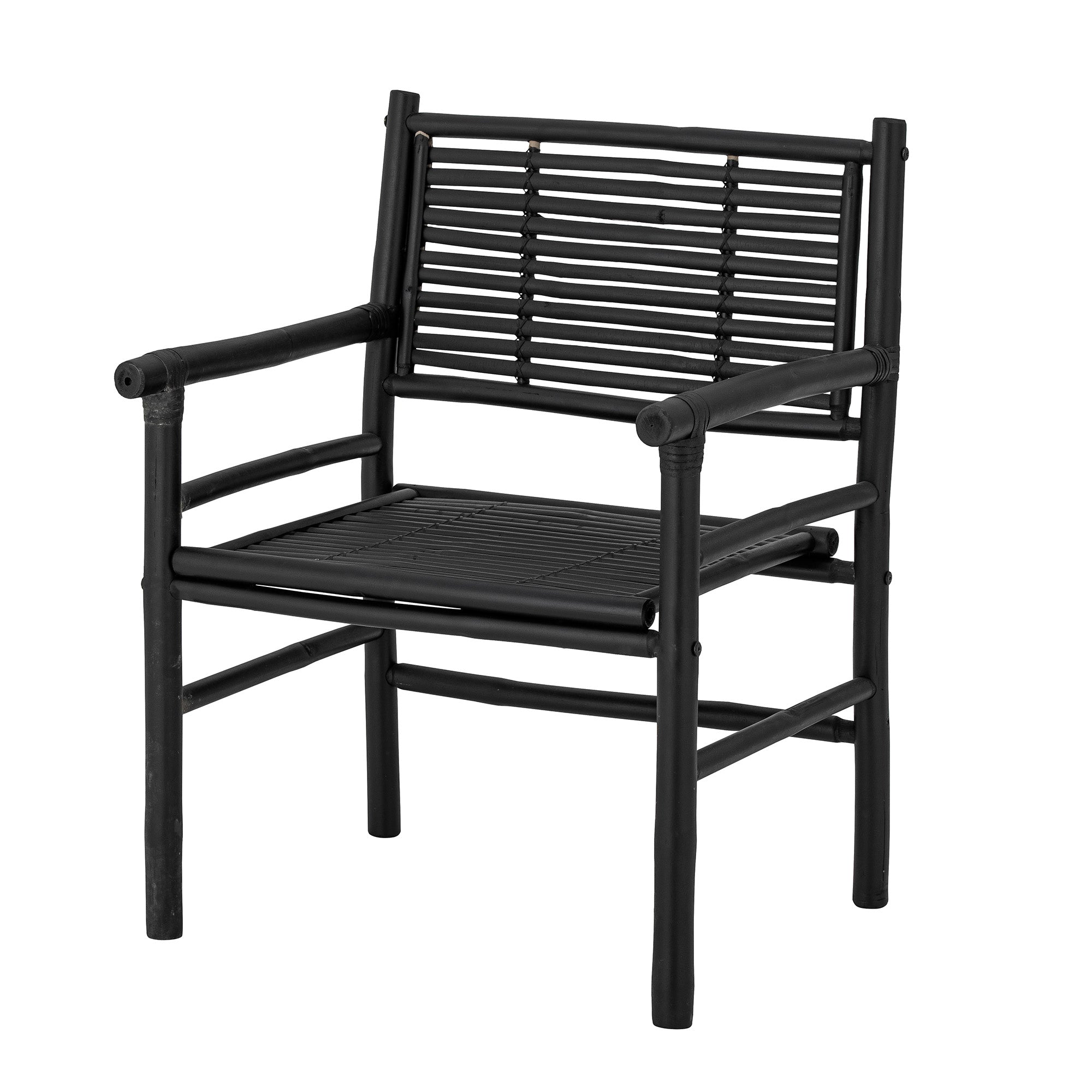 Coen Lounge Stol, Sort, Bambus - L53xH84xW63 cm - BLOOMINGVILLE - DesignGaragen.dk