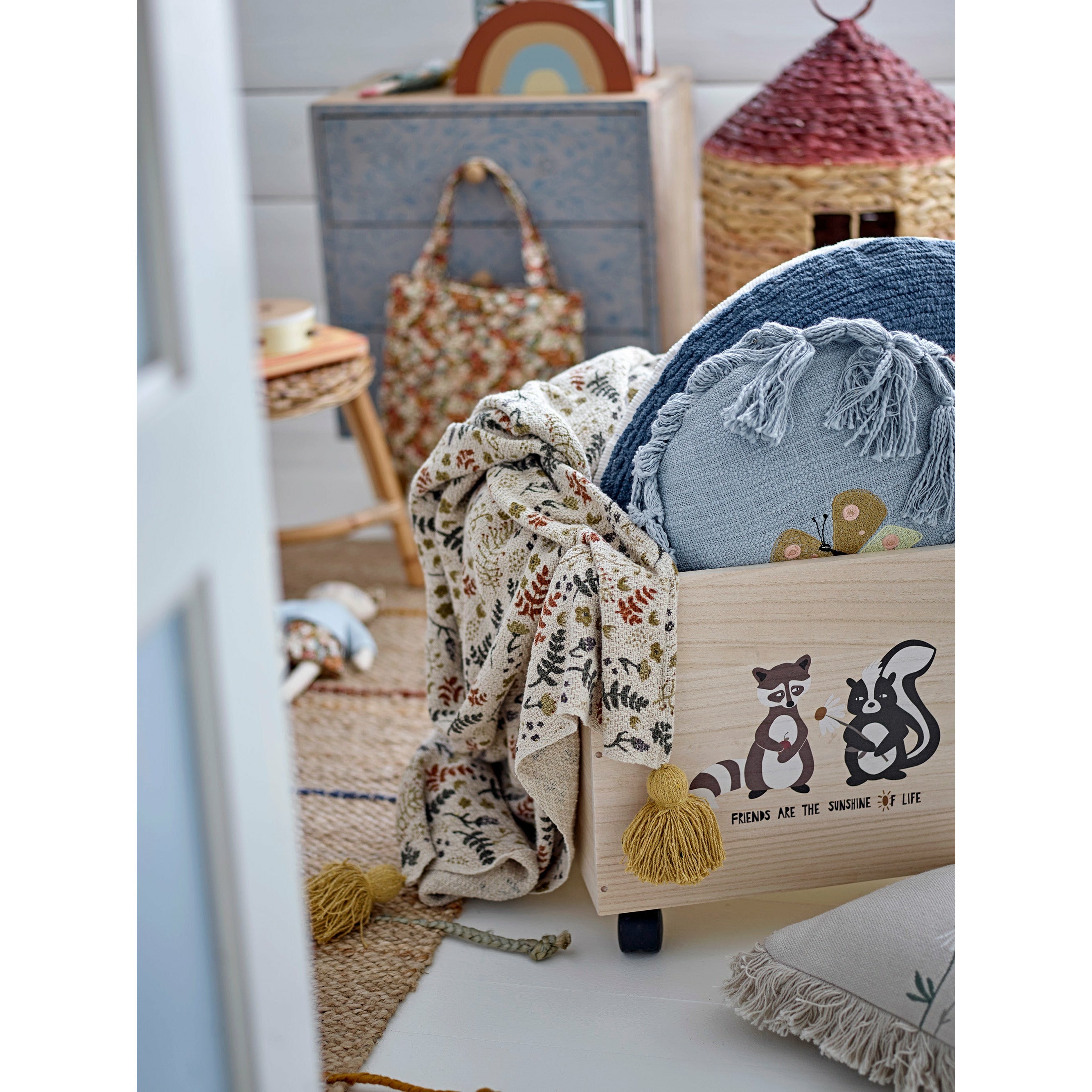 Moe Soft Toy, Brun, Bomuld - L28xH44xW5 cm, Set of 2 - BLOOMINGVILLE MINI - DesignGaragen.dk