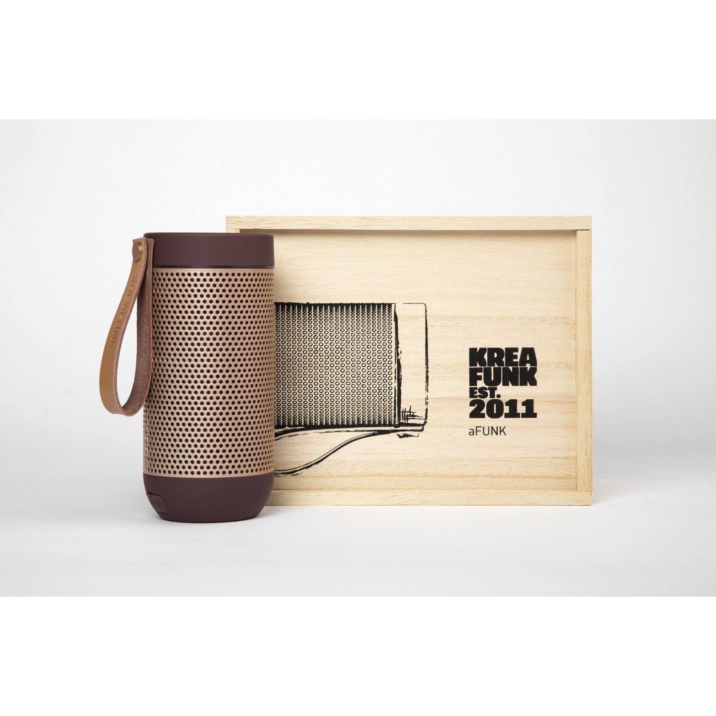 KreaFunk - aFUNK Bluetooth-kaiutin - Luumu/Rose Gold