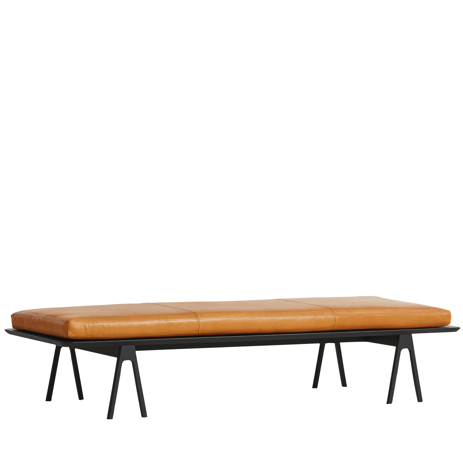 Woud - Taso -sohva - konjakki/musta 190x76.50x41 cm