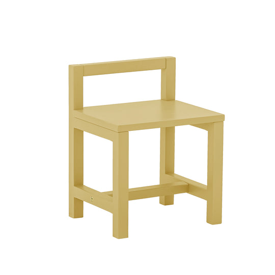 BLOOMINGVILLE MINI Rese Stol, Gul, MDF - L32xH42xW28 cm - DesignGaragen.dk.