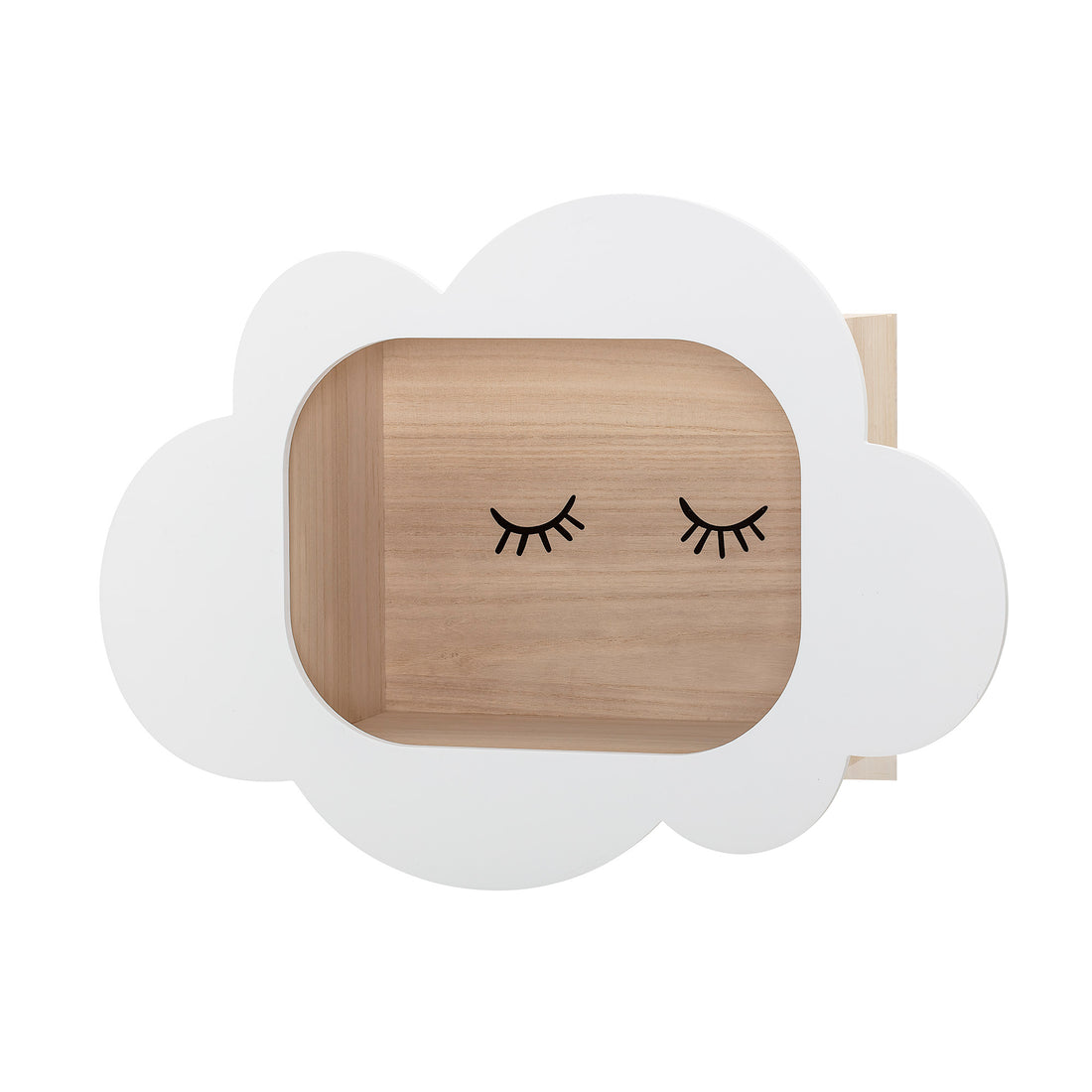 Shahin Display kasse, Hvid, Kejsertræ - L50xH37xW19 cm - BLOOMINGVILLE MINI - DesignGaragen.dk