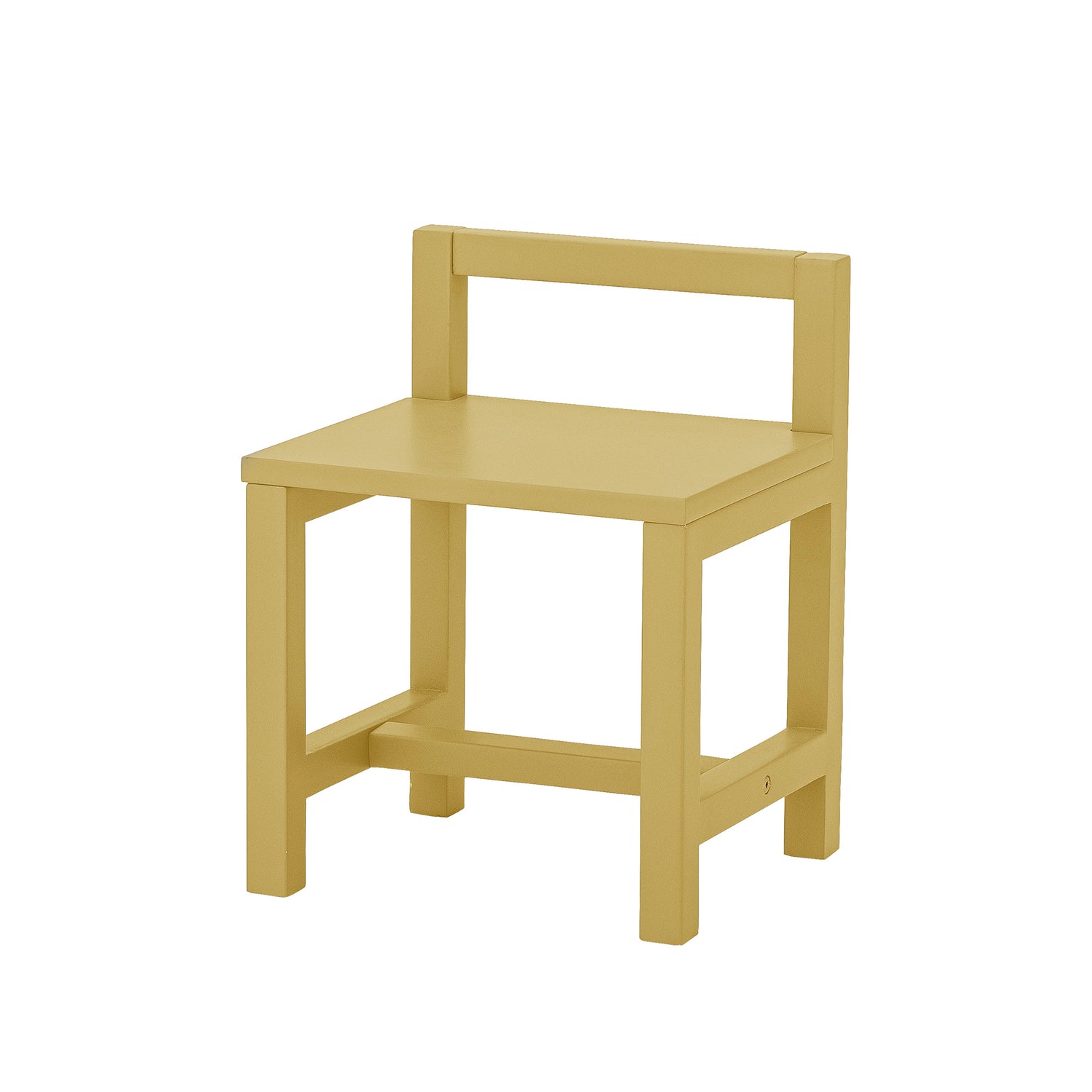 BLOOMINGVILLE MINI Rese Stol, Gul, MDF - L32xH42xW28 cm - DesignGaragen.dk.