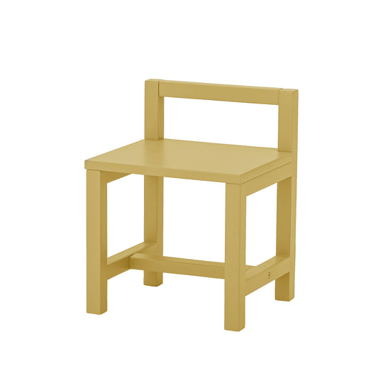 BLOOMINGVILLE MINI Rese Stol, Gul, MDF - L32xH42xW28 cm - DesignGaragen.dk.
