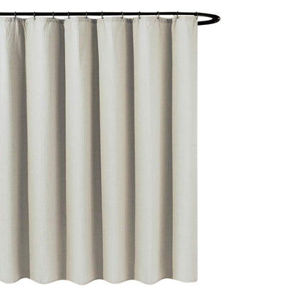 WAFFLE badeforhæng beige - 180x200 cm - MOUD HOME - DesignGaragen.dk