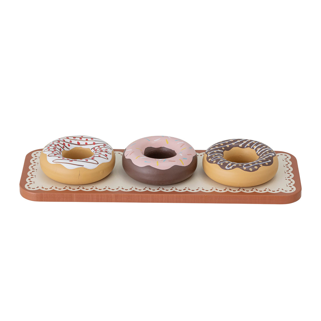 Elsie Legetøjsmad, Rosa, MDF - L17xH2xW6 cm, Set of 4 - BLOOMINGVILLE MINI - DesignGaragen.dk