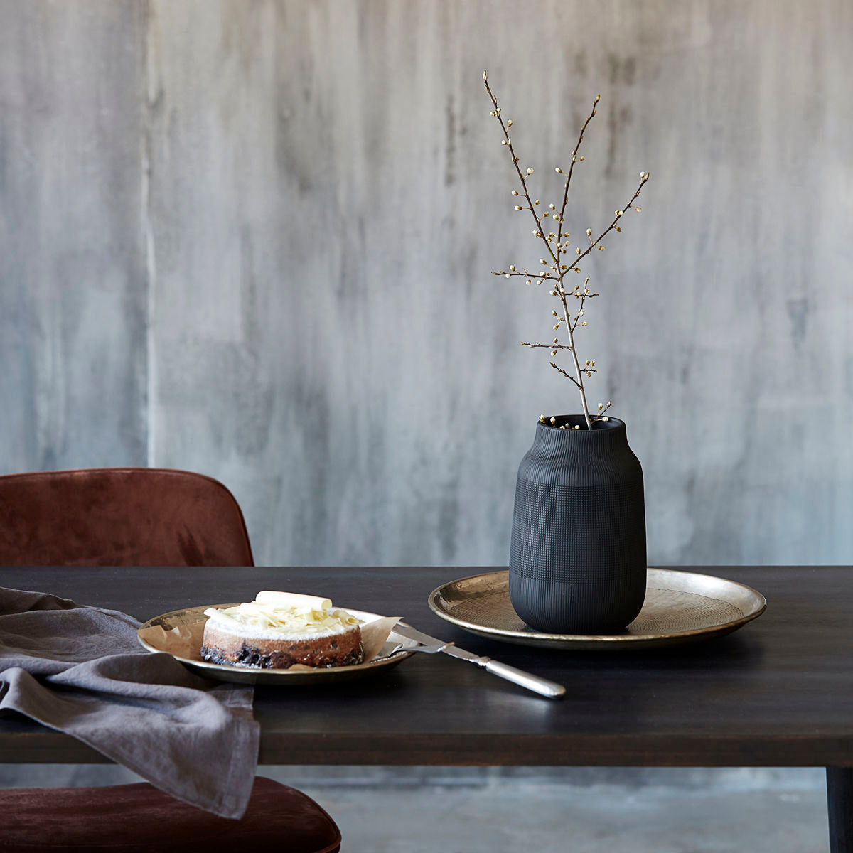 House Doctor-tarjotin, Carve-k: 5 cm, halkaisija: 38 cm