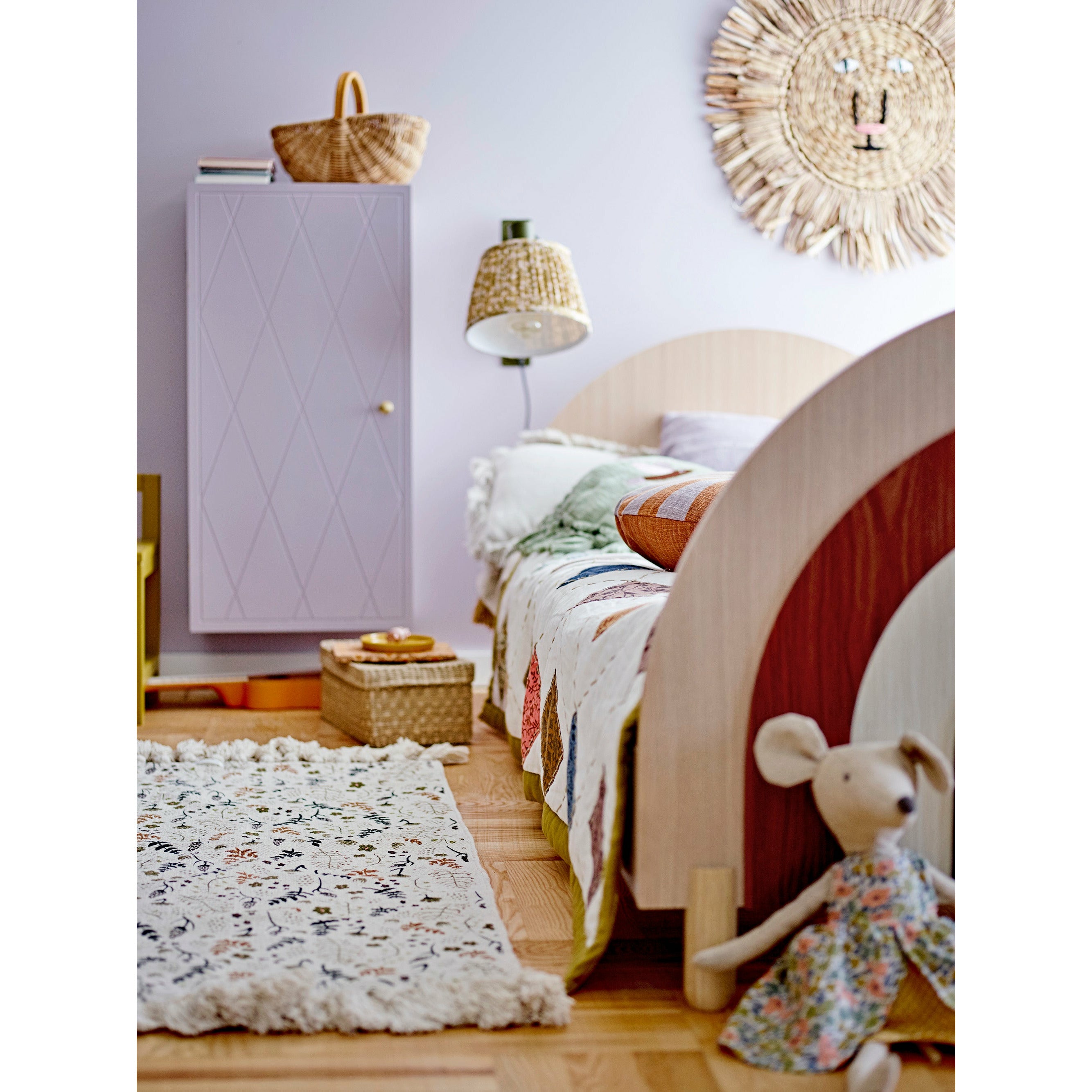 Salli Pude, Lilla, Genanvendt Bomuld - L65xW25 cm - BLOOMINGVILLE MINI - DesignGaragen.dk