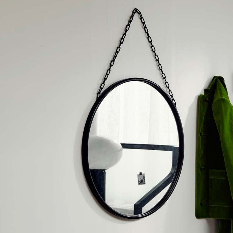 Nordal Downtown Mirror - soikea - musta rauta 31x42