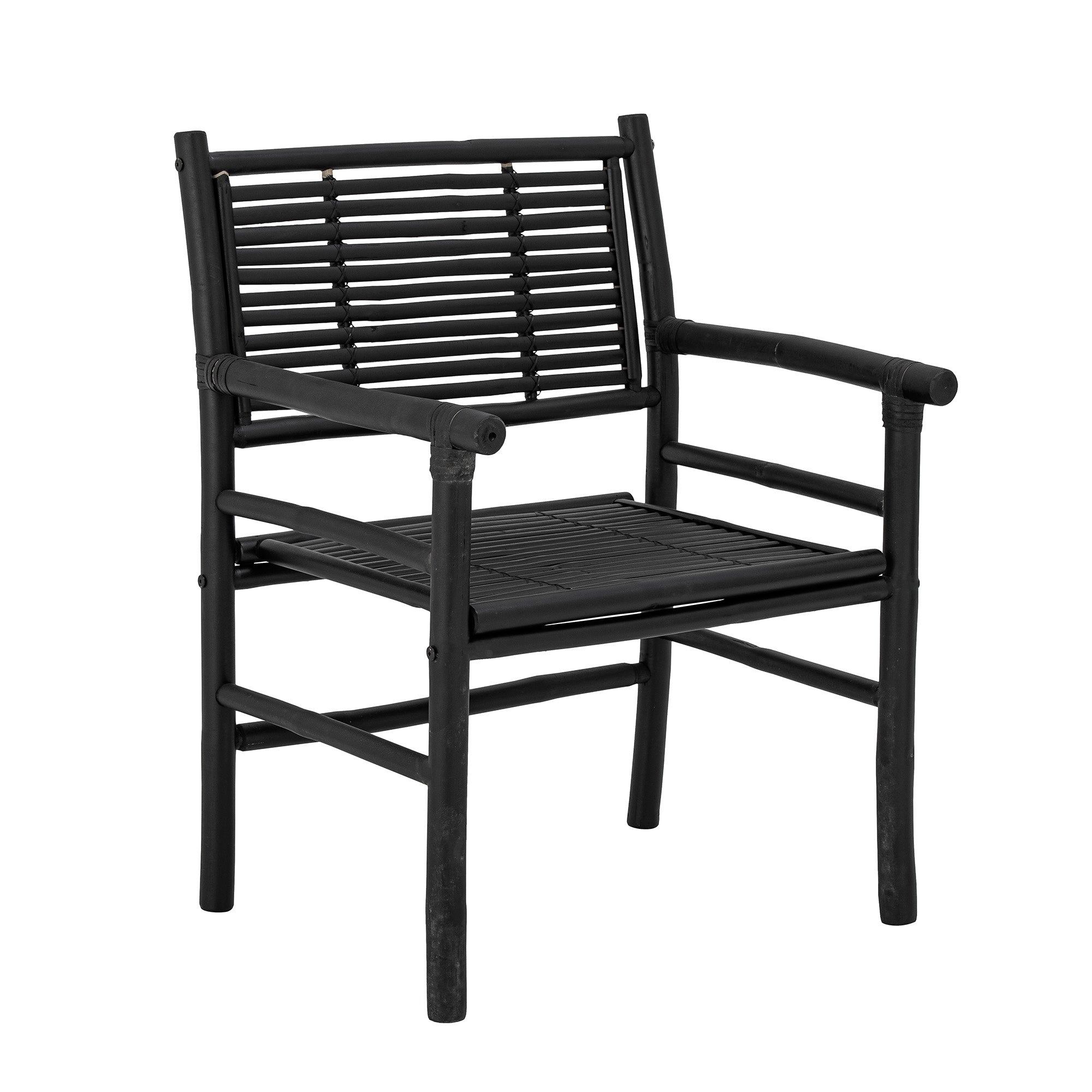 Coen Lounge Stol, Sort, Bambus - L53xH84xW63 cm - BLOOMINGVILLE - DesignGaragen.dk