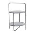 Andersen Furniture Tray table - ø46 cm - black frame - grey - DesignGaragen.dk.