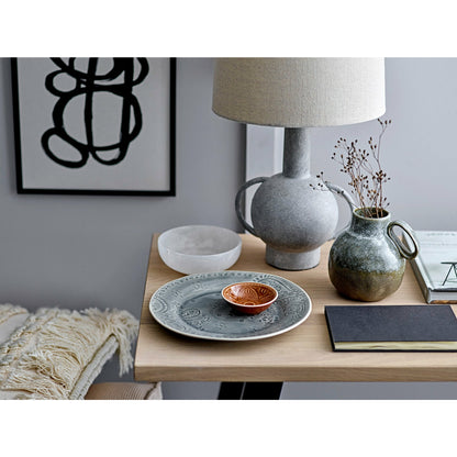 Bordlampe, Grå, Terrakotta - D30,5xH58,5 cm - BLOOMINGVILLE - DesignGaragen.dk