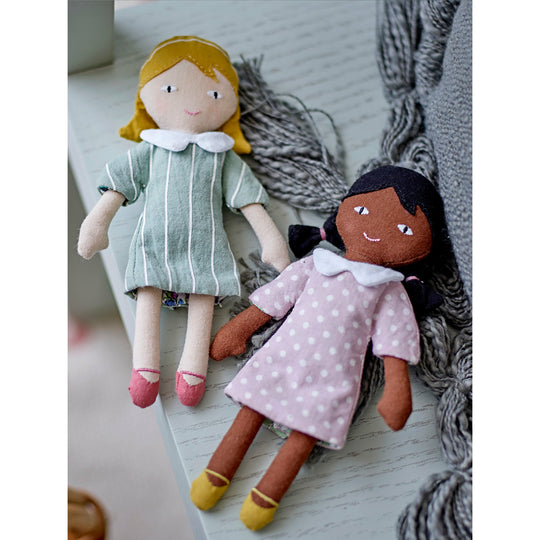 Hella & Stella Doll, Lilla, Bomuld - L6xH16 cm, Set of 2 - BLOOMINGVILLE MINI - DesignGaragen.dk