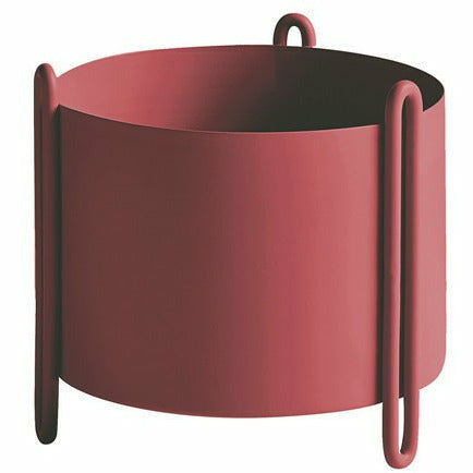 Woud - Woud - Pidestall Flowerpot pieni punainen Ø: 15 cm / h: 15 cm