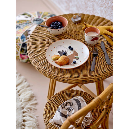 Hortense Bord, Natur, Rattan - D53xH47 cm - BLOOMINGVILLE MINI - DesignGaragen.dk
