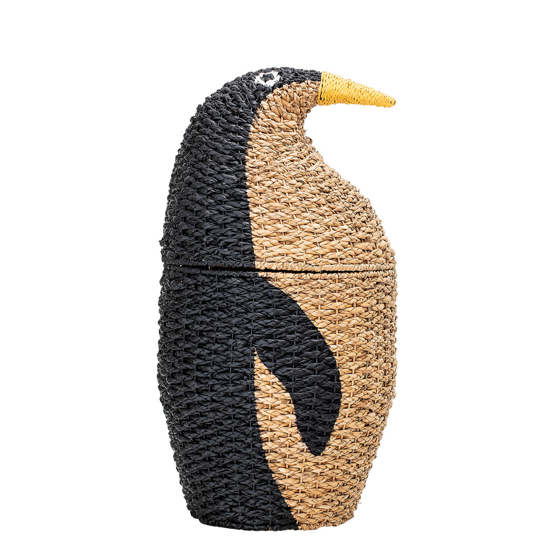 Tazia Kurv m/Låg, Sort, Bankuan Grass - D37xH69 cm - BLOOMINGVILLE MINI - DesignGaragen.dk