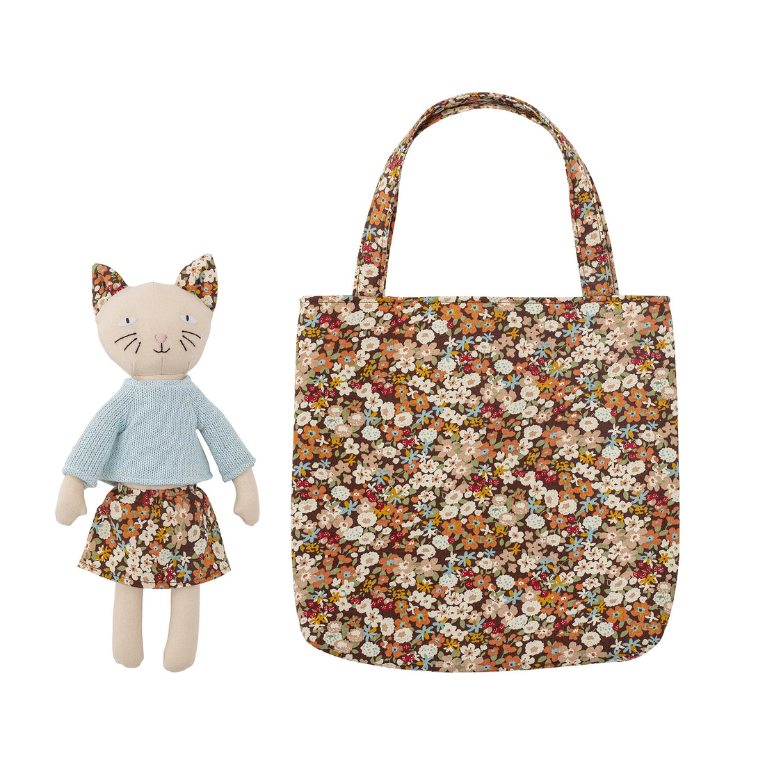 Moe Soft Toy, Brun, Bomuld - L28xH44xW5 cm, Set of 2 - BLOOMINGVILLE MINI - DesignGaragen.dk