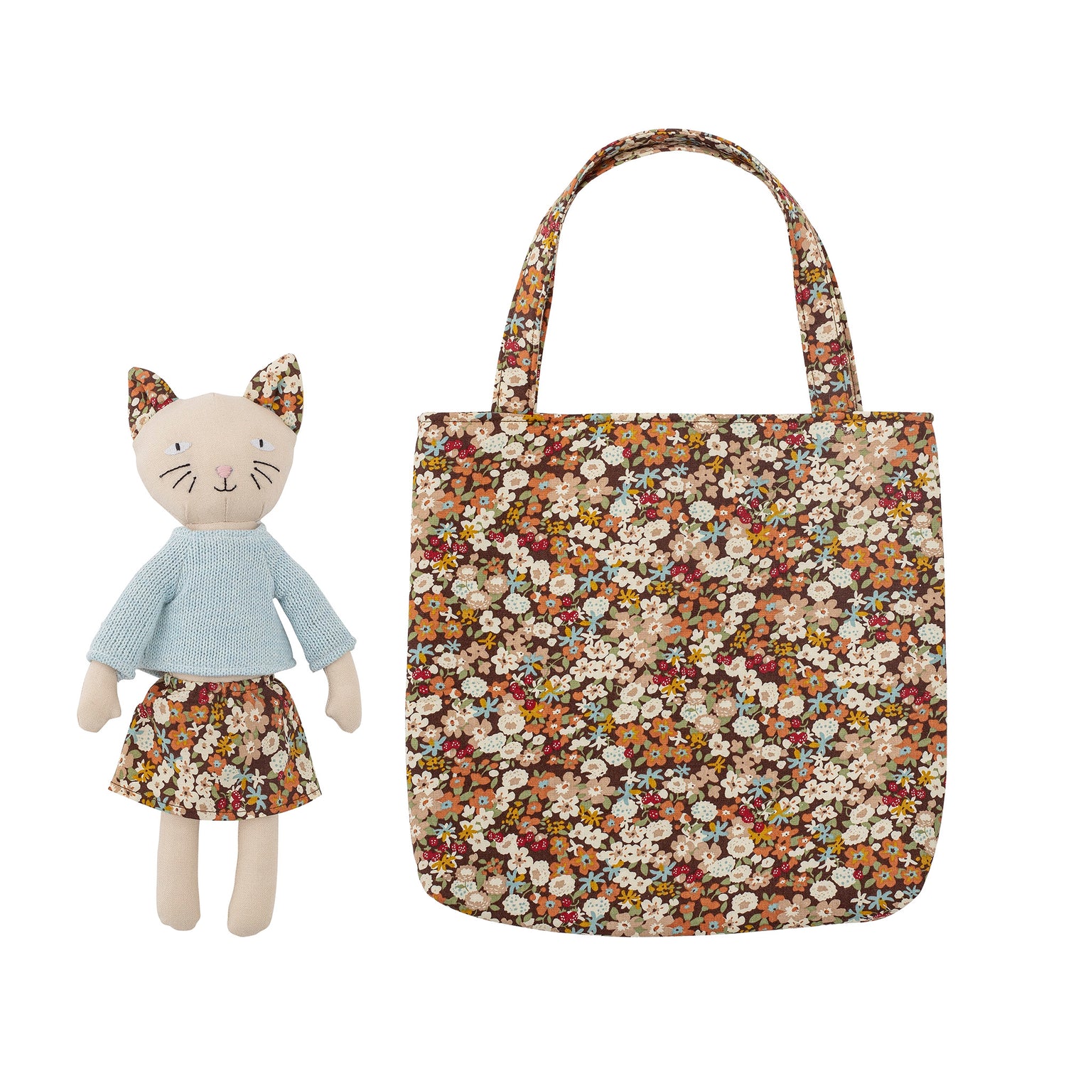 Moe Soft Toy, Brun, Bomuld - L28xH44xW5 cm, Set of 2 - BLOOMINGVILLE MINI - DesignGaragen.dk